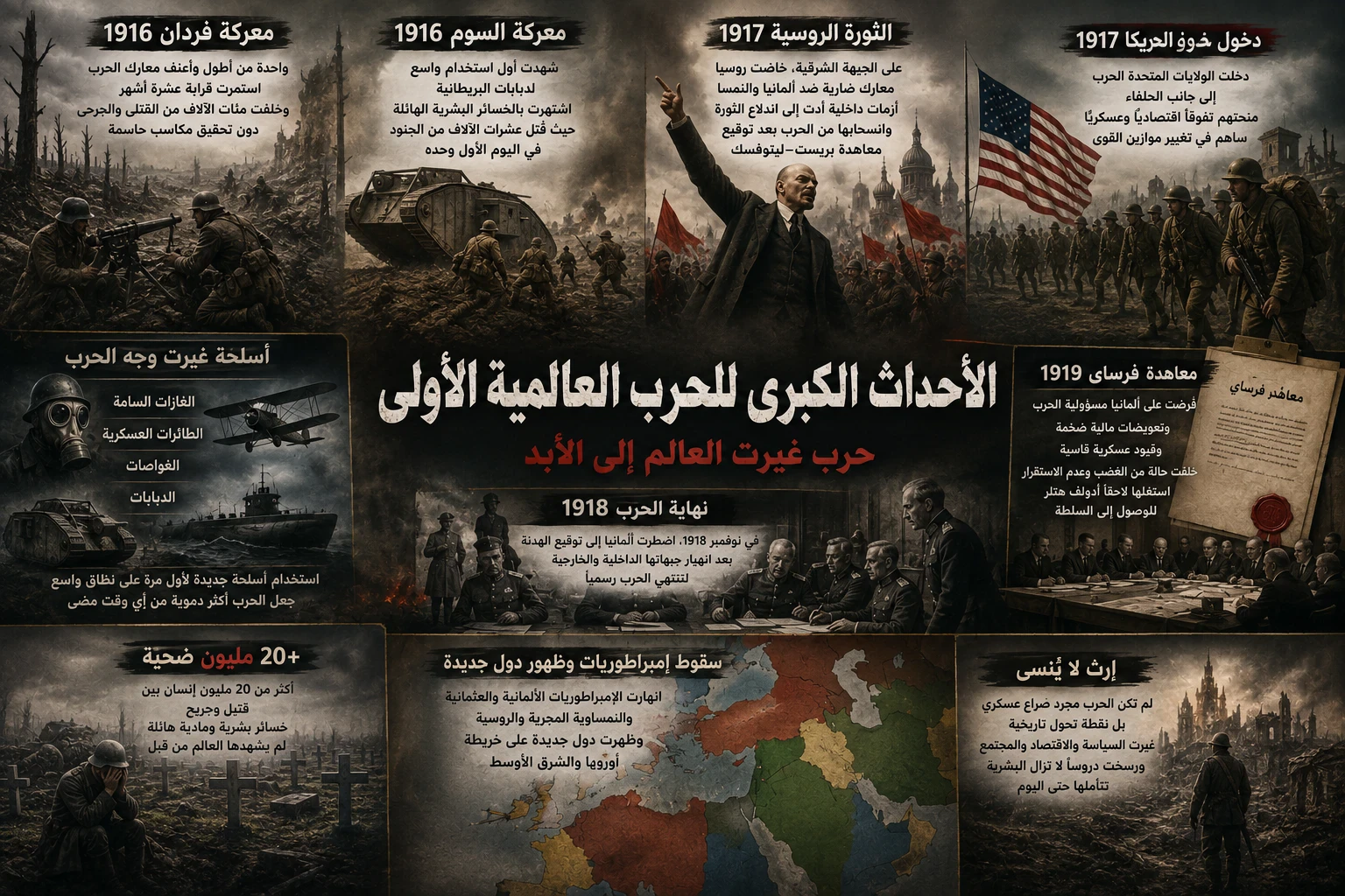 image about الحرب العالمية الأولى: المعارك التي غيّرت وجه العالم