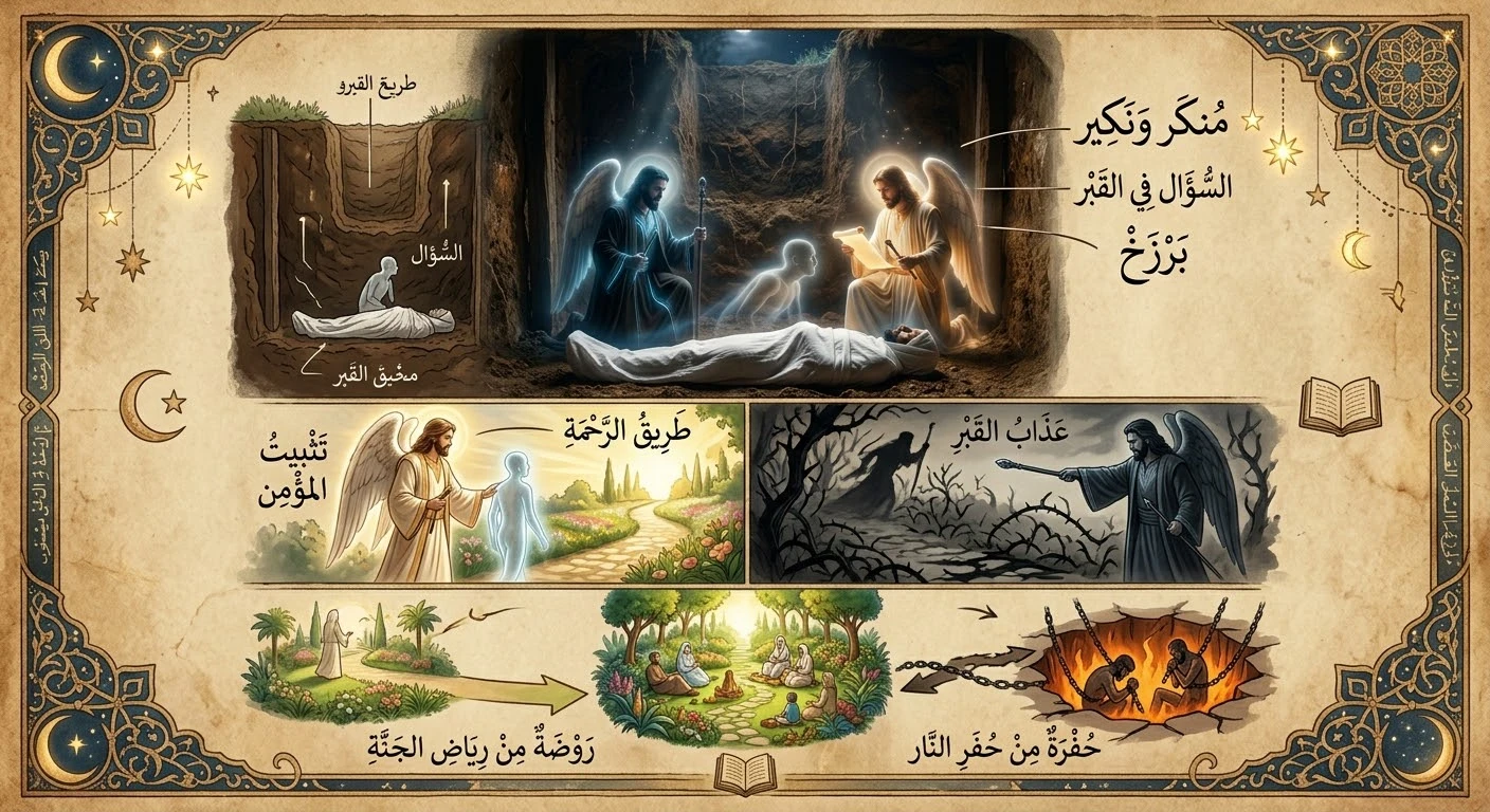 image about أول ليلة في القبر.. ماذا يحدث للإنسان بعد دفنه؟