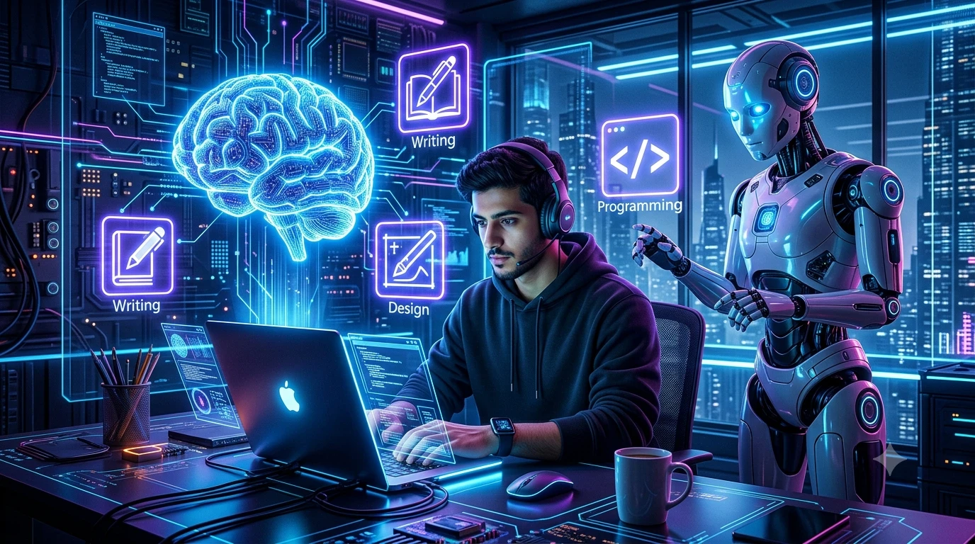image about 🤖 أفضل 15 أداة ذكاء اصطناعي مجانية في 2026 ستوفر عليك ساعات من العمل والدراسة