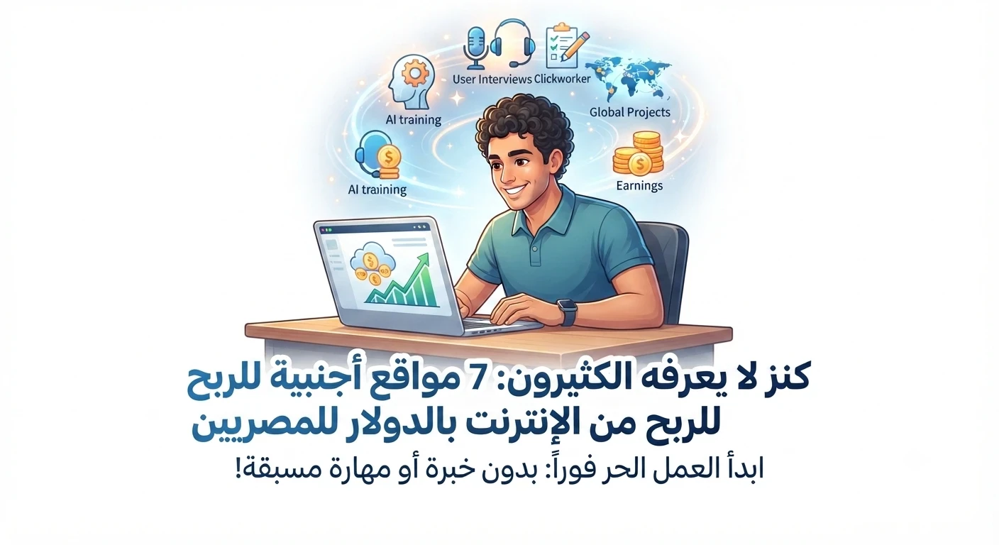 image about مواقع أجنبية تدفع بالدولار للمصريين بدن خبرة