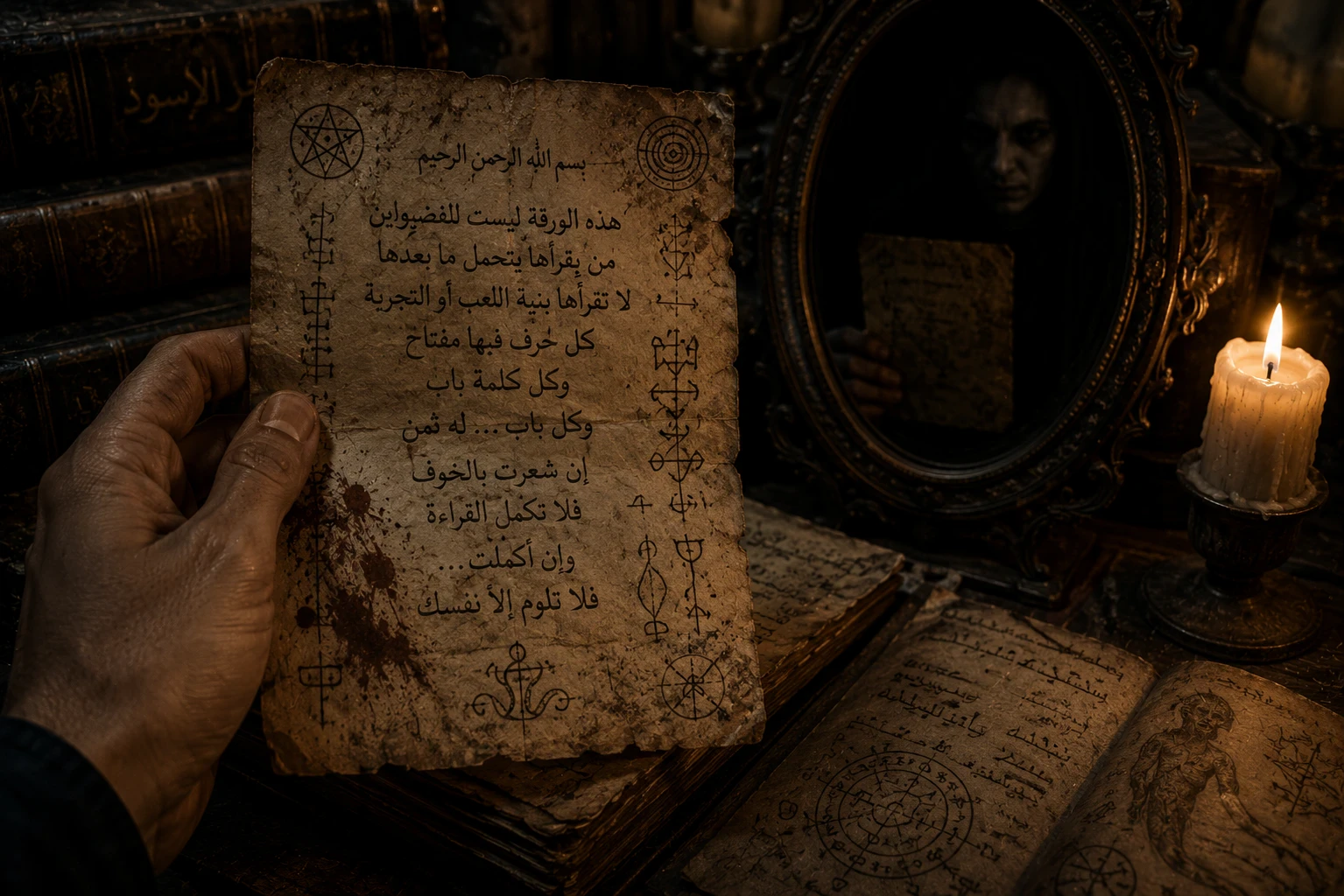 image about ورقة التعويذة.. الرسالة التي لا يجب أن تقرأها
