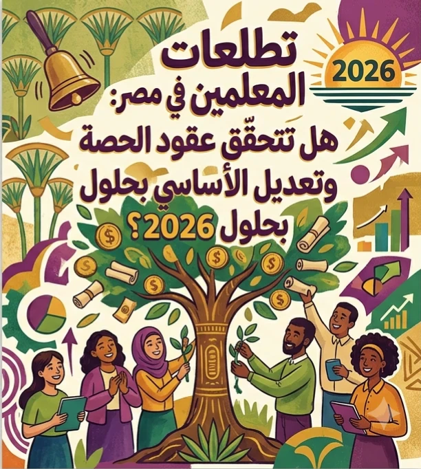 image about ⚠️ بشرى مرتقبة للمعلمين.. هل تتحقق عقود معلمي الحصة وتعديل الأساسي في 2026؟ آخر التفاصيل والتوقعات