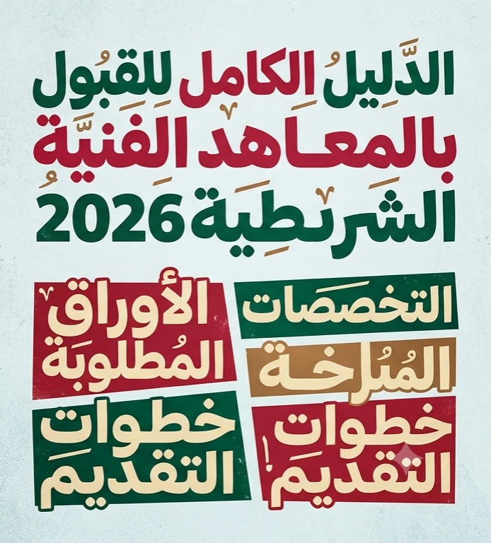 image about 💢 شروط القبول في المعاهد الفنية الصحية الشرطية 2026.. التخصصات والأوراق المطلوبة وخطوات التقديم الرسمية