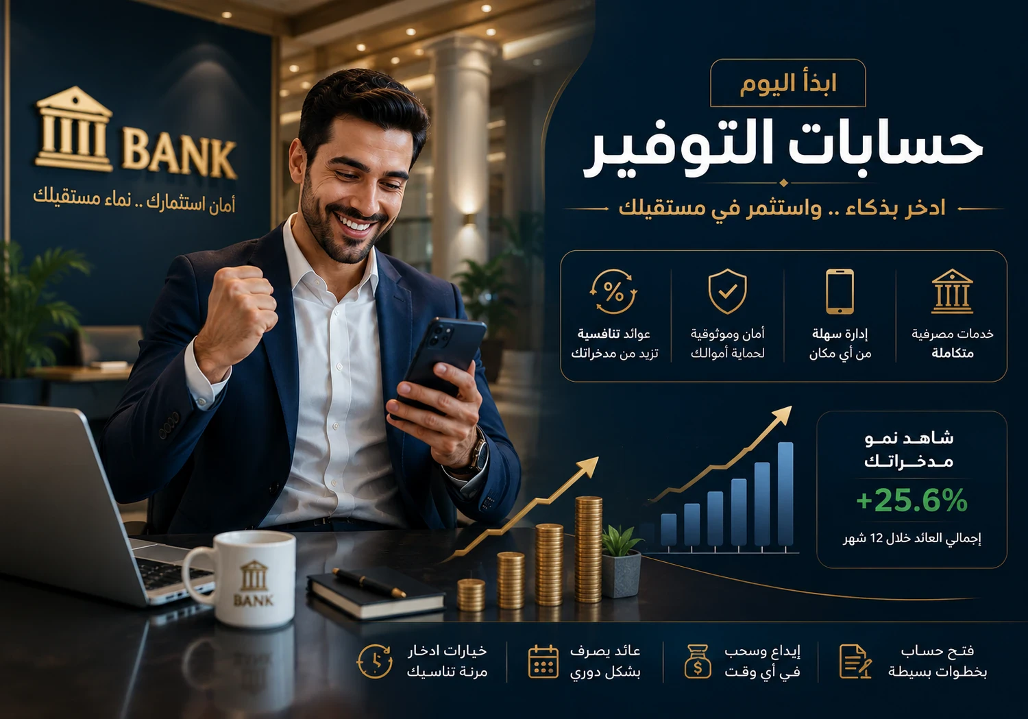 image about ما هي أفضل أنواع حسابات التوفير الإلكتروني التي توفر عوائد عالية في السوق المصري؟