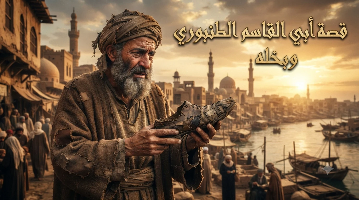 image about قصة أبي القاسم الطنبوري وبخله.. عندما أصبح الحرص سببًا في الشقاء