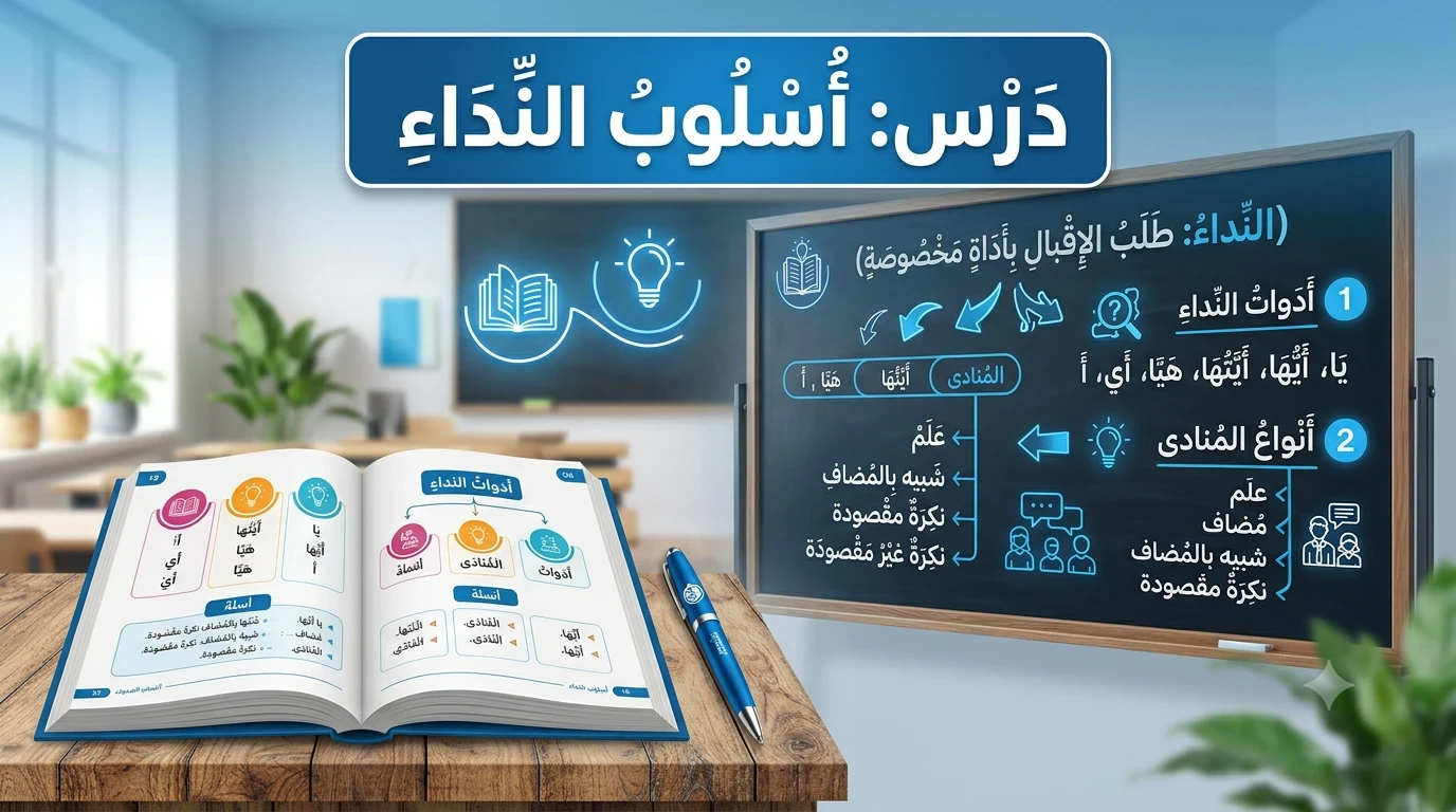 image about وداعًا لصعوبة النحو! تعلم أسلوب النداء بطريقة سهلة وممتعة