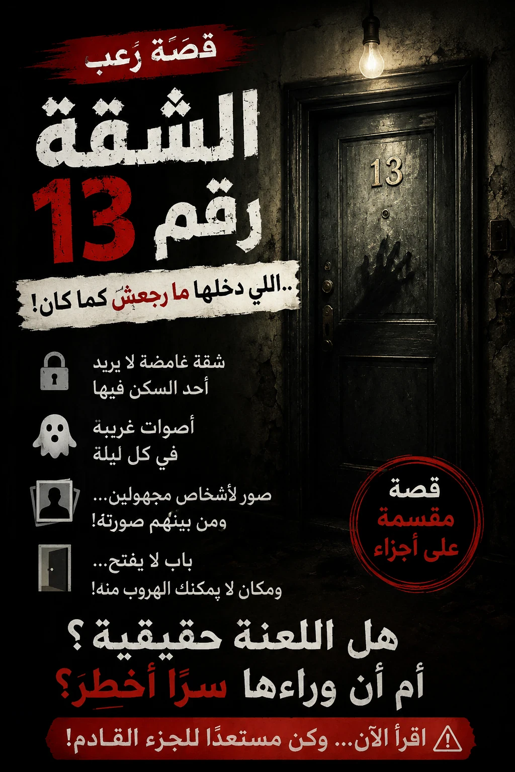 image about قصة رعب: الشقة رقم 13.. المكان الذي لا يخرج منه أحد كما دخل!