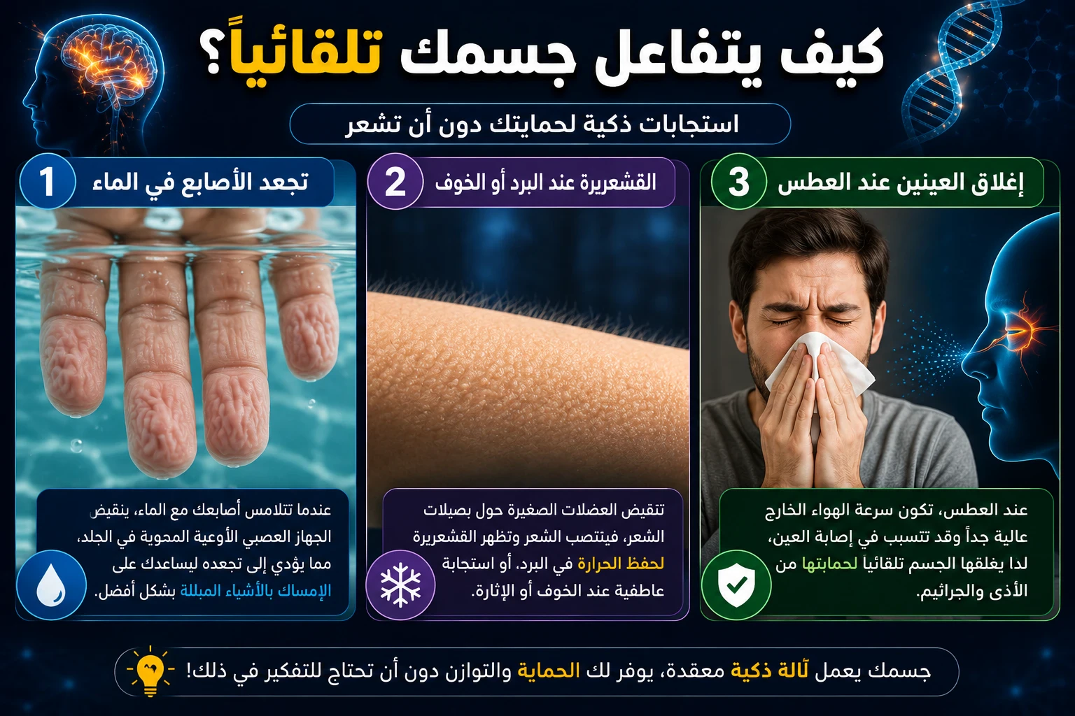 image about أشياء نفعلها يوميًا ولا نعرف سببها.. 15 حقيقة علمية ستفاجئك!