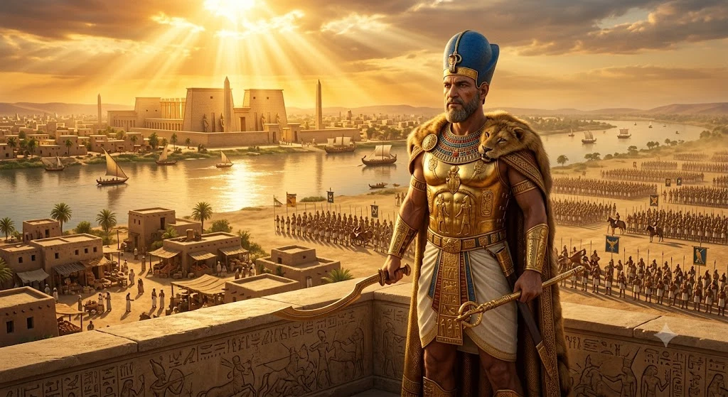 image about الملك أحمس الأول.. البطل اللي طرد الهكسوس وبدأ عصر المجد في مصر القديمة