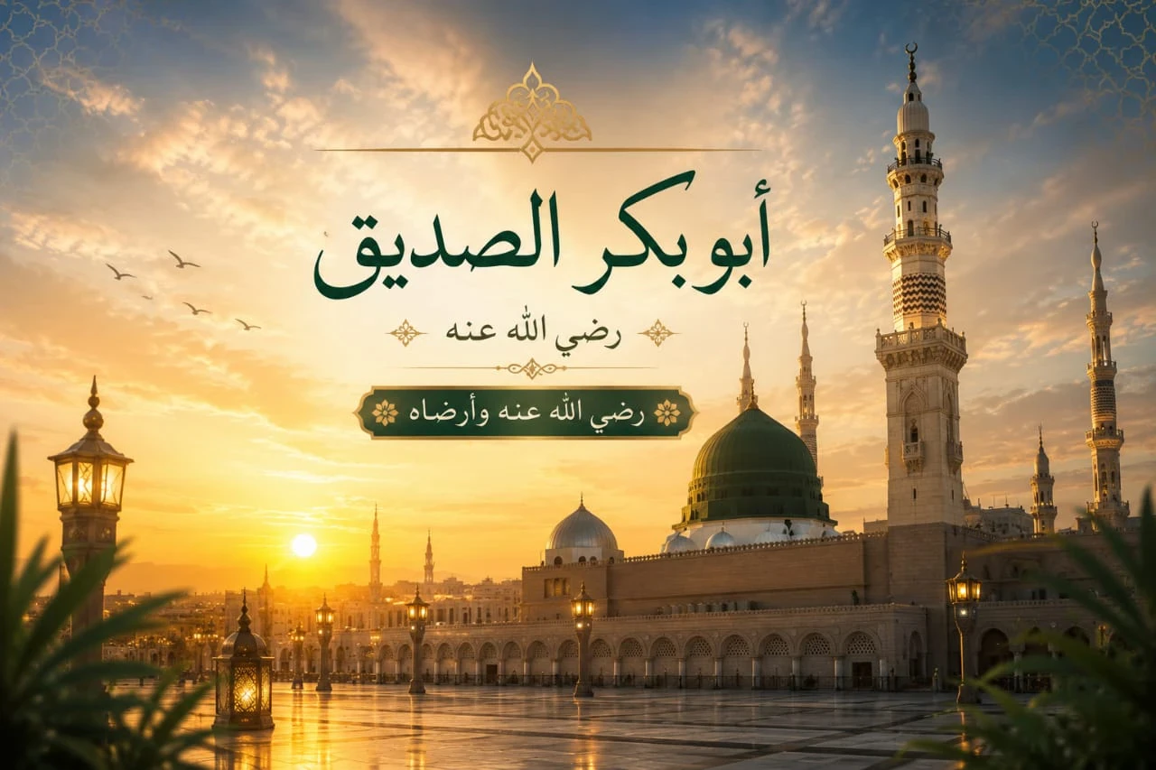 image about قصة أبو بكر الصديق رضي الله عنه كاملة: أول الخلفاء الراشدين ورفيق النبي ﷺ في الهجرة