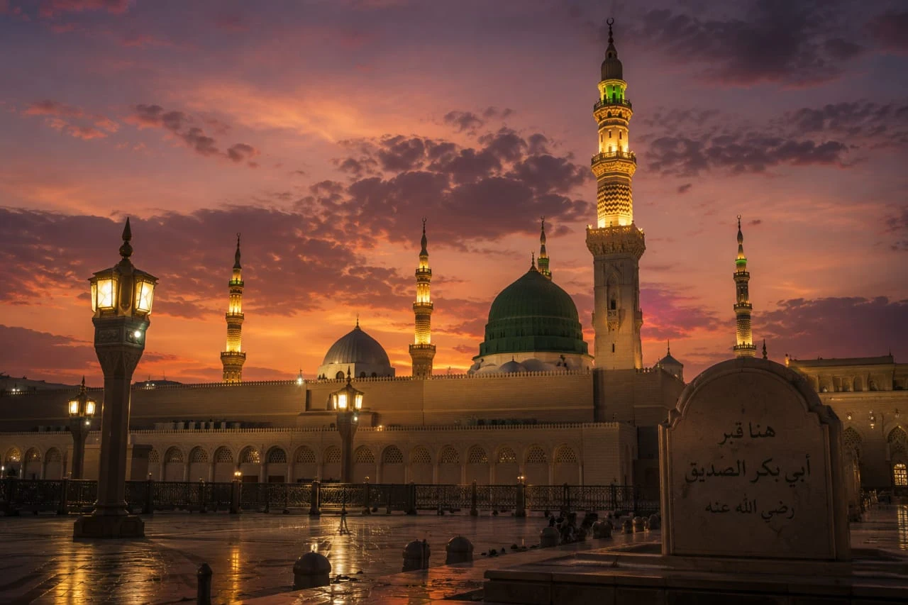 image about قصة أبو بكر الصديق رضي الله عنه كاملة: أول الخلفاء الراشدين ورفيق النبي ﷺ في الهجرة