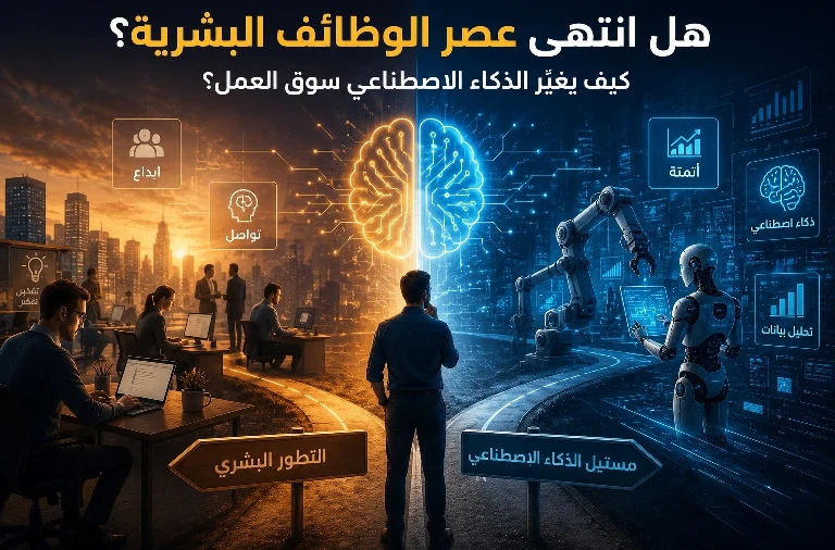 image about هل انتهى عصر الوظائف البشرية؟ كيف يغيّر الذكاء الاصطناعي سوق العمل؟