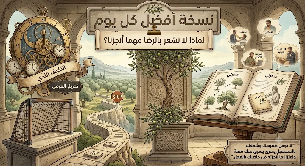 image about لماذا لا نشعر بالرضا مهما أنجزنا؟