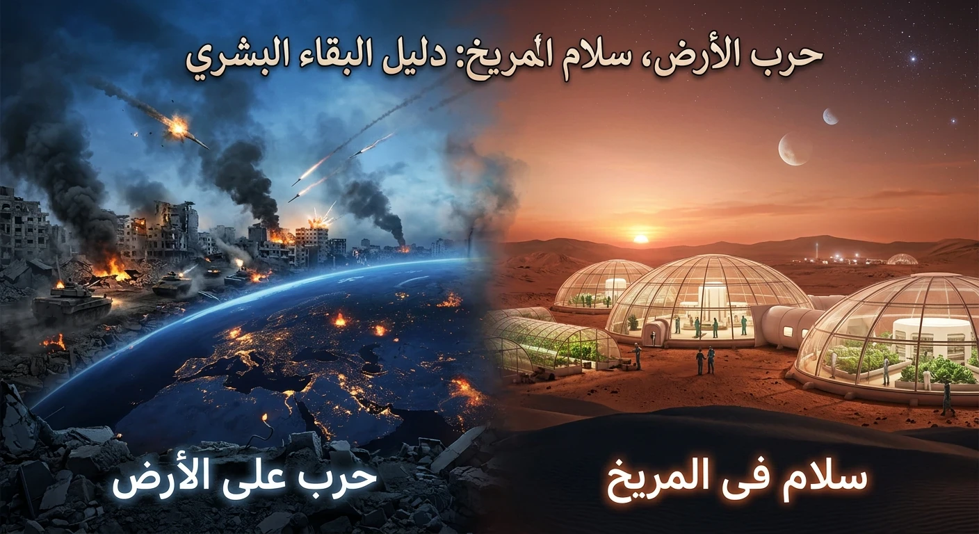 image about حرب الأرض، سلام المريخ: دليل البقاء البشري