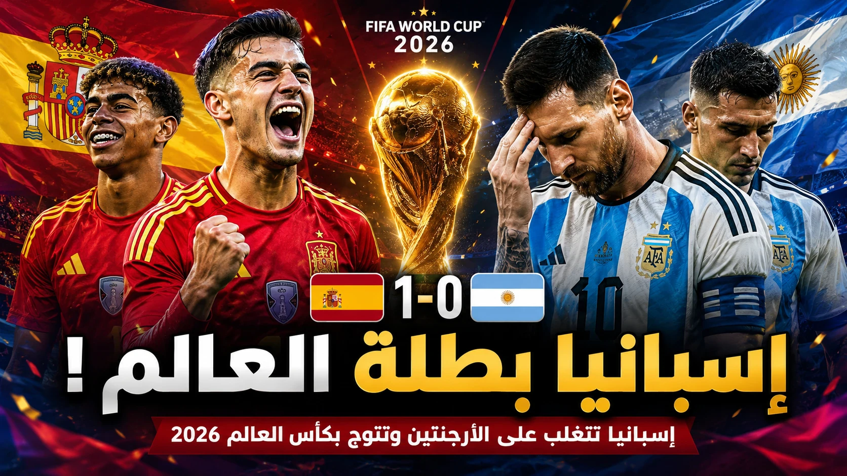 image about إسبانيا تعانق المجد العالمي.. سقوط الأرجنتين وولادة بطل جديد في كأس العالم 2026