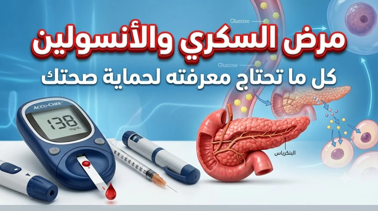 image about السكري والأنسولين: كل ما تحتاج معرفته لحماية صحتك والسيطرة على المرض