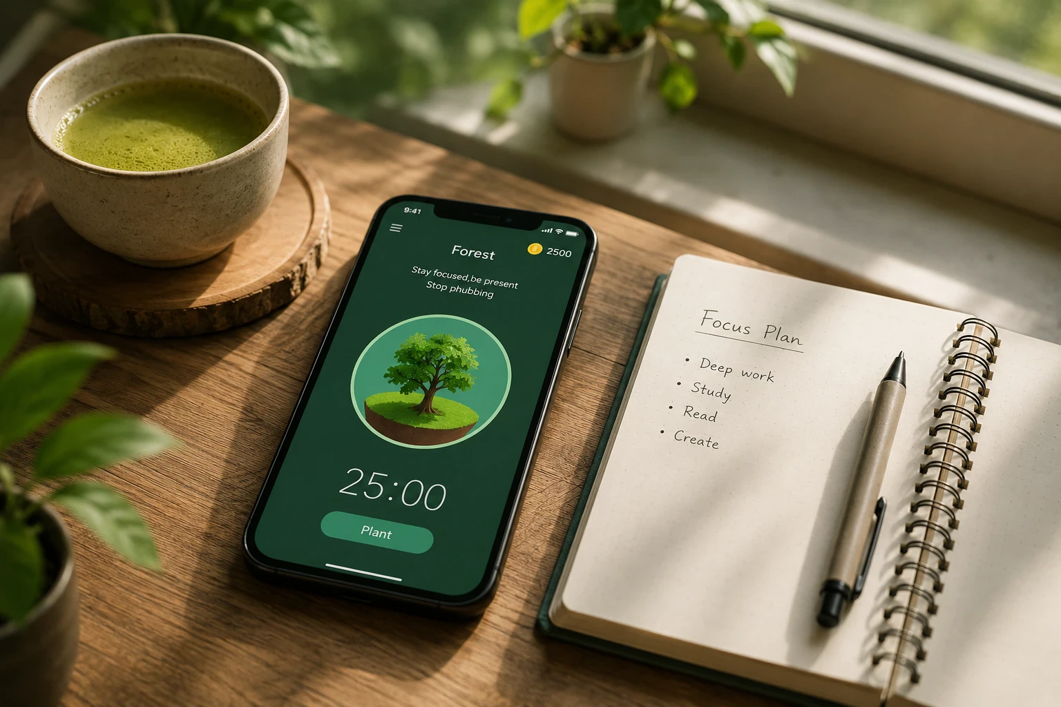 image about تطبيق Forest: كيف تُحيل زرع الأشجار تركيزك الذاتي إلى غابة خضراء؟