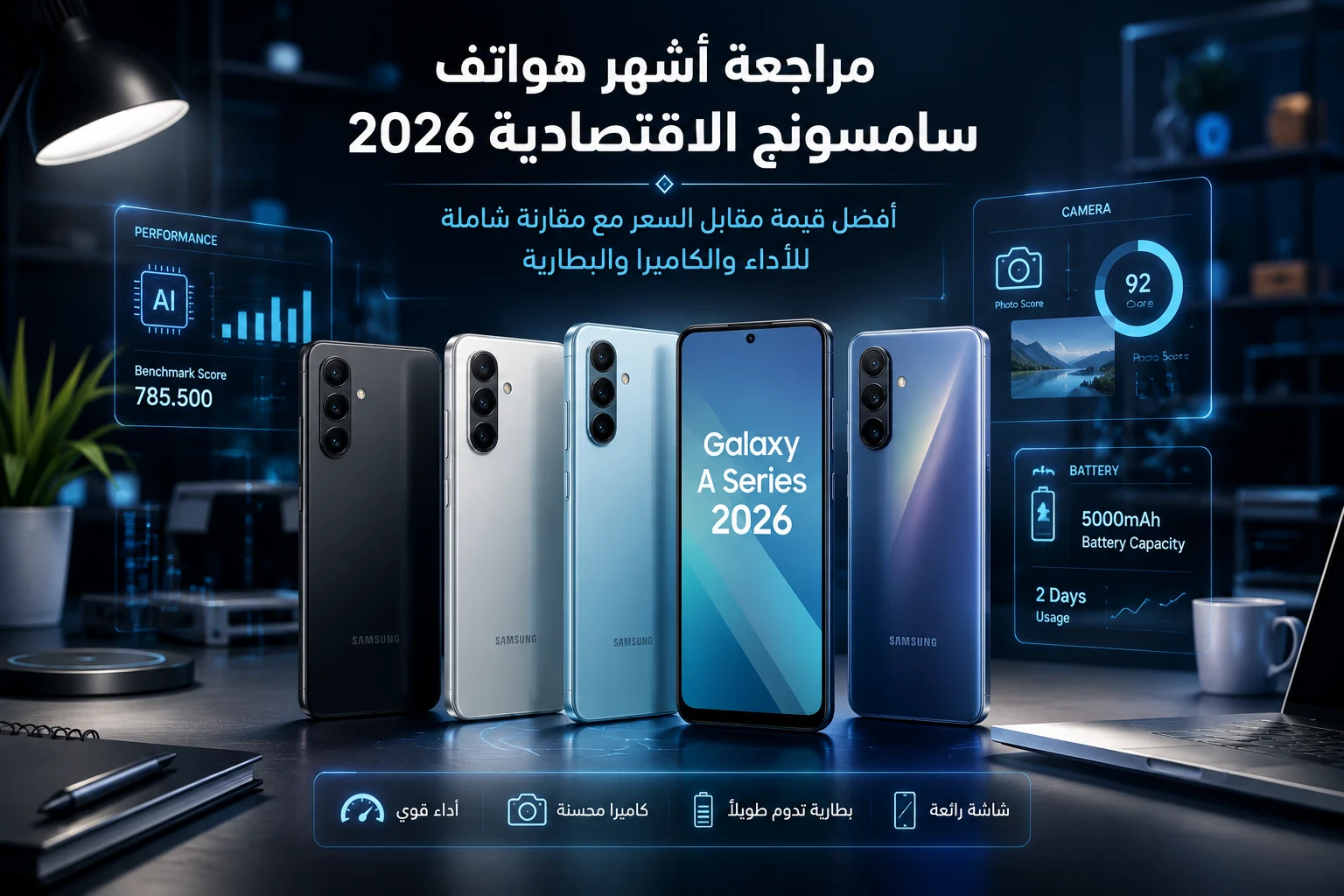 image about أفضل هواتف سامسونج الاقتصادية في 2026: مراجعة شاملة لأشهر الأجهزة وأفضل قيمة مقابل السعر
