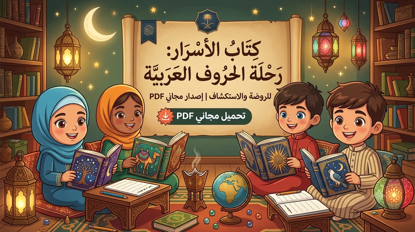image about تحميل مذكرة تأسيس الحروف العربية رياض الأطفال PDF 1448 / 2026 مجاناً