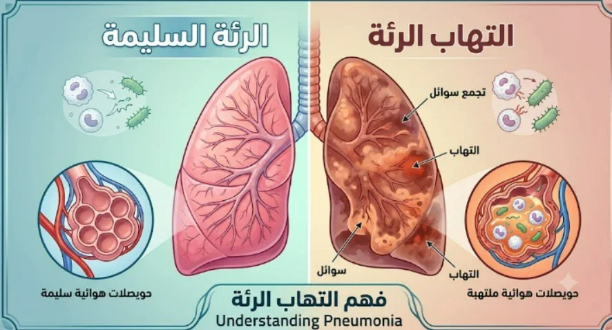image about التهاب الرئة مش مجرد شويه  برد عادية.. إزاي تعدي منه على خير؟