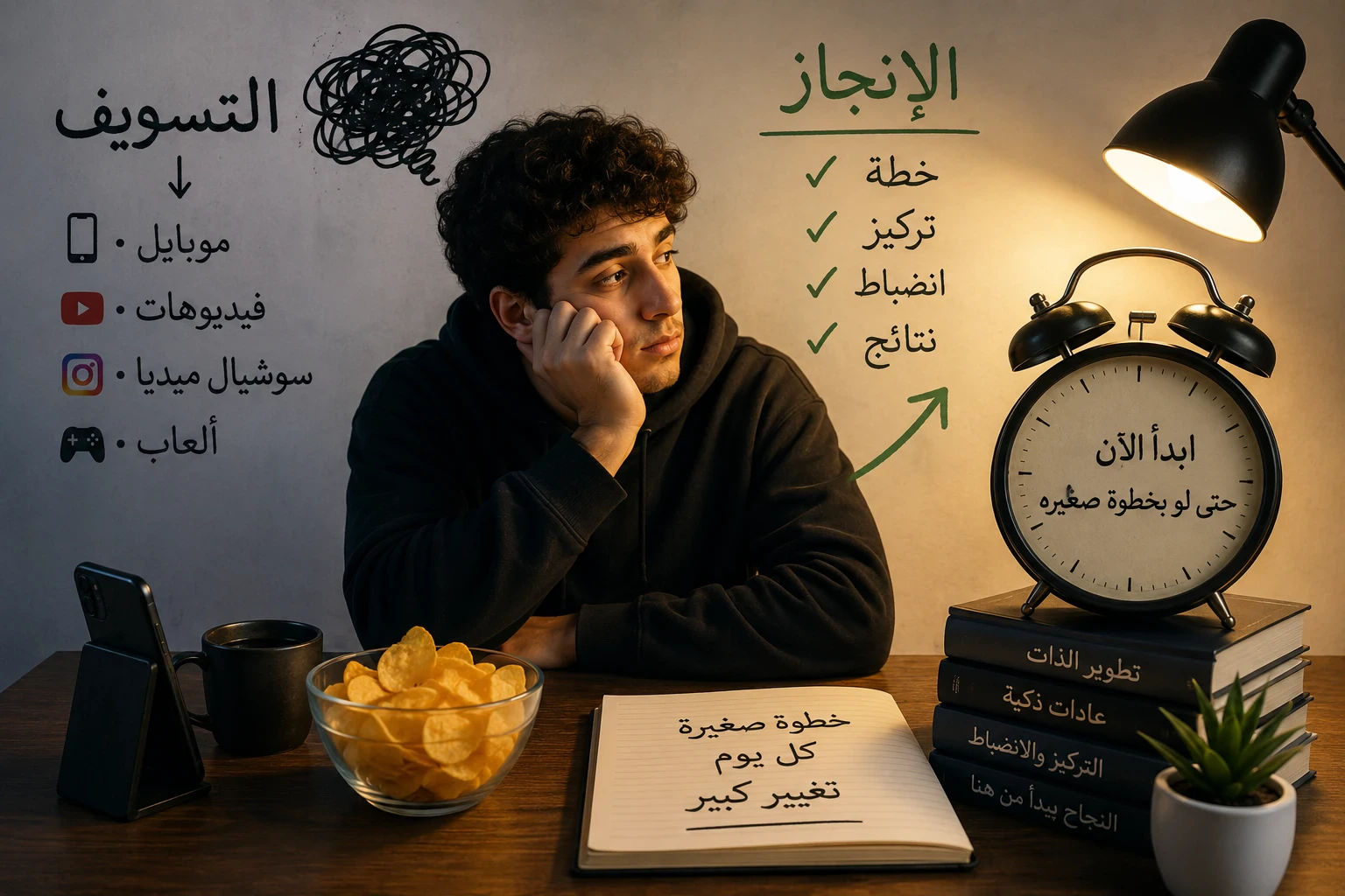 image about ليه بتأجل دايمًا؟ الحقيقة اللي محدش قالهالك عن التسويف