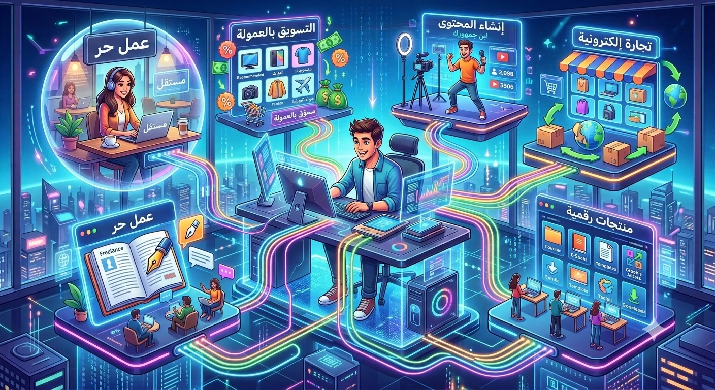 image about كيف تبني مصدر دخل حقيقي من الإنترنت دون الوقوع في فخ الخداع؟