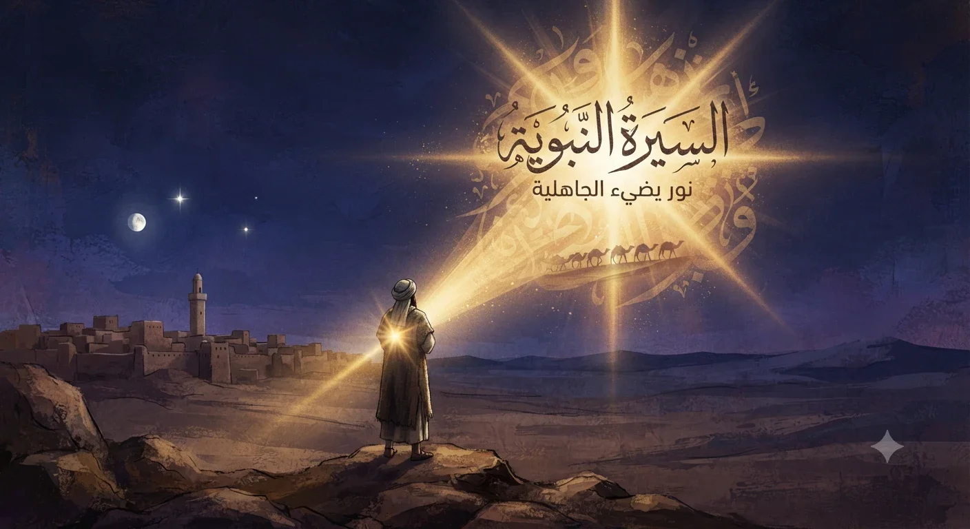 image about أنوار الهدى: دروس وعِبر من السيرة النبوية العطرة