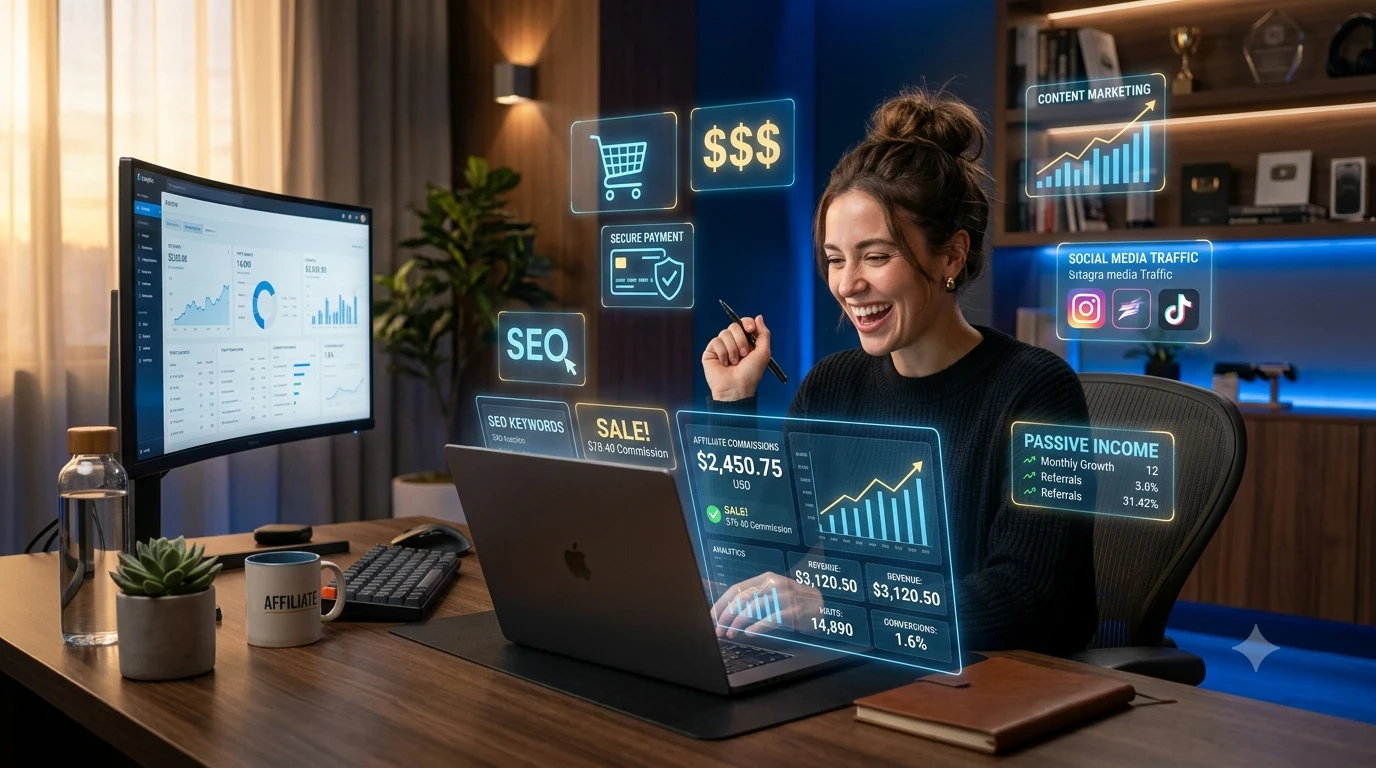 image about التسويق بالعمولة (Affiliate Marketing): كيف تبدأ من الصفر وتحقق أول أرباحك في 2026؟