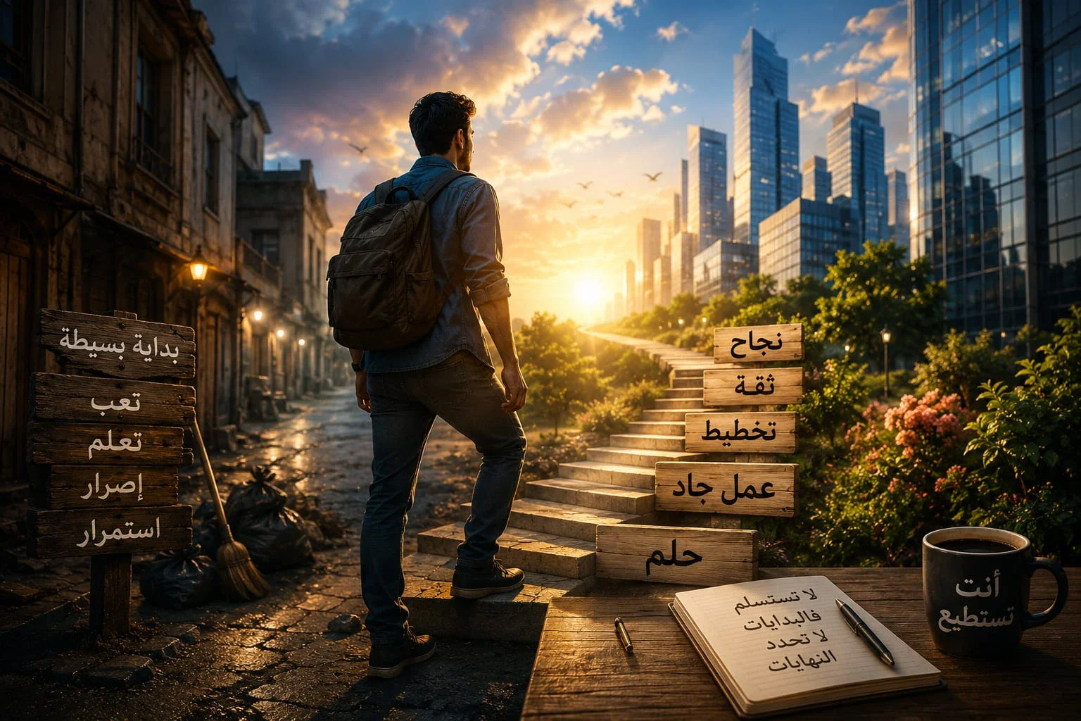 image about من عامل نظافة إلي صاحب شركة...قصة نجاح تثبت أن البدايه لا تحدد النهاية