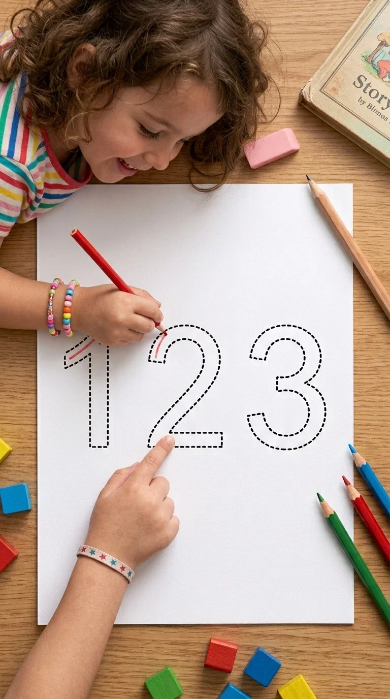 image about Why Number Tracing is Essential for Early Childhood Development