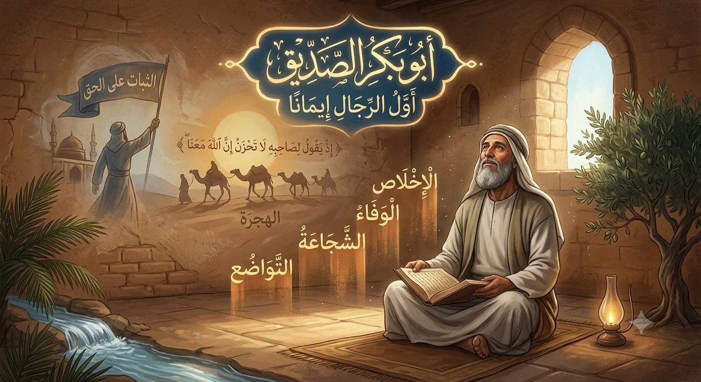 image about   ابو بكر الصديق.. أول الرجال إيمانًا وأعظمهم وفاءً