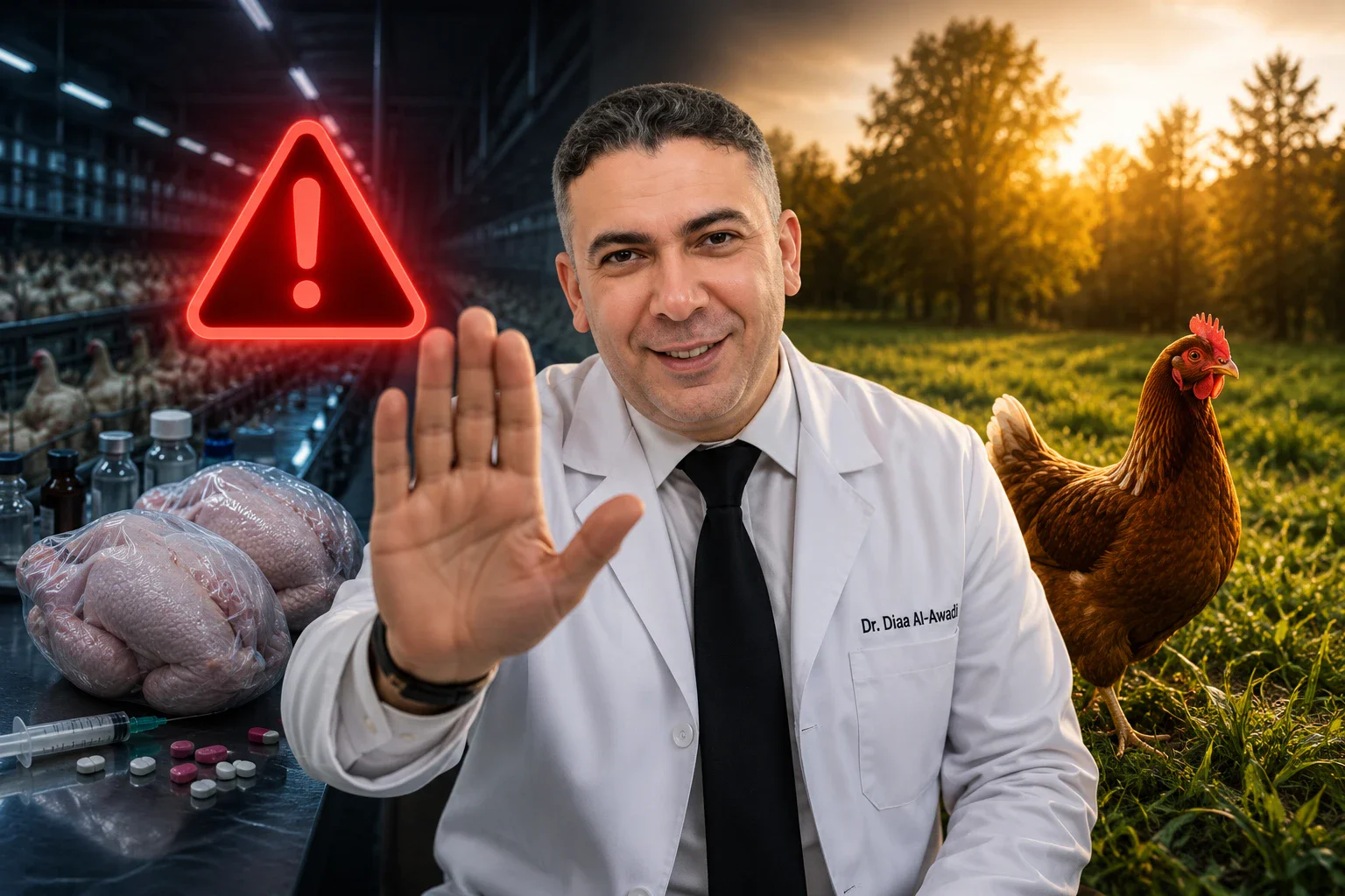 image about لماذا فجّر الدكتور ضياء العوضي مفاجأة منع الدجاج؟
