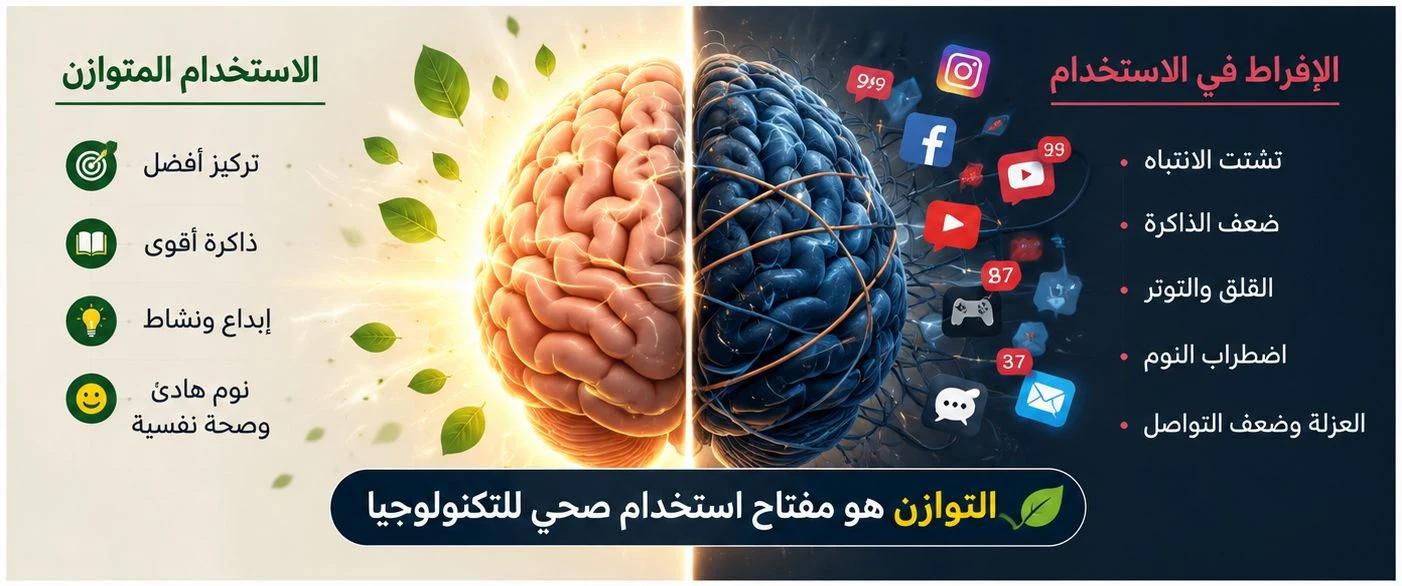 image about هل تُغيّر الأجهزة الإلكترونية طريقة عمل عقولنا؟ حقائق قد تُفاجئك!