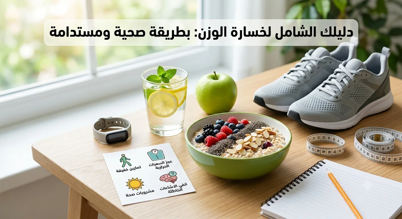 image about كيف تخسي بذكاء من بيتك؟ (دليل عملي سريع)