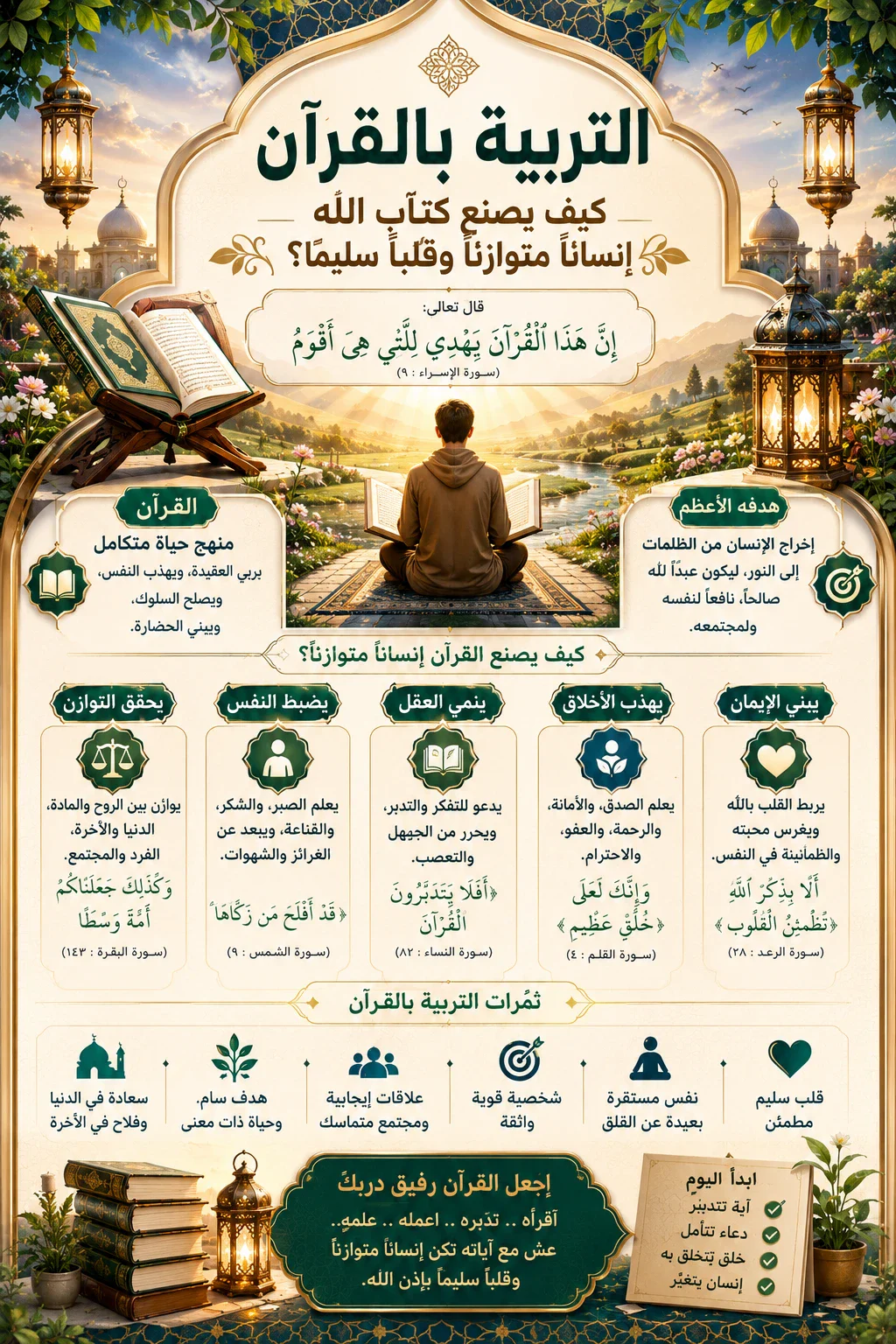 image about التربية بالقرآن.. كيف يصنع كتاب الله إنسانًا متوازنًا وقلبًا سليمًا؟