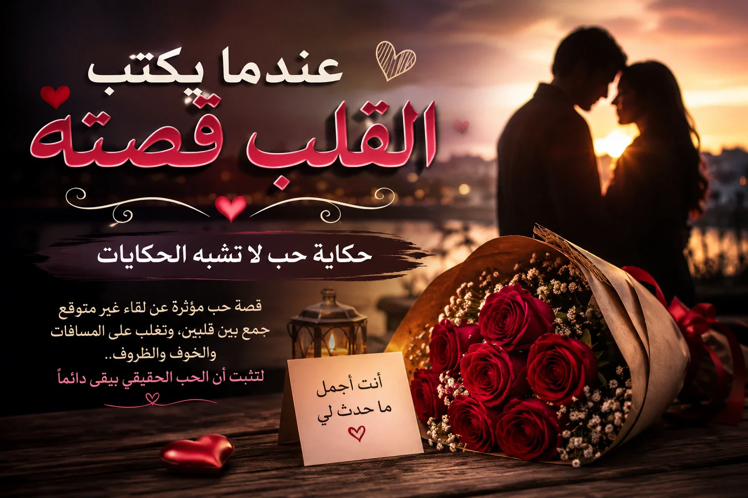 image about عندما يكتب القلب قصته: حكاية حب لا تشبه الحكايات