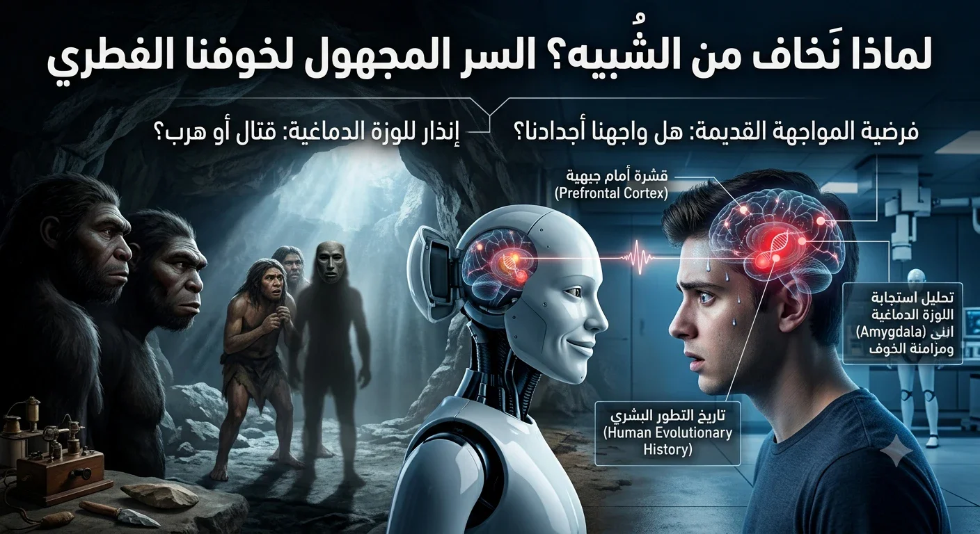 image about # 👻 لماذا نَخاف من الشبيه؟ السر المجهول لخوفنا الفطري! 👁️✨