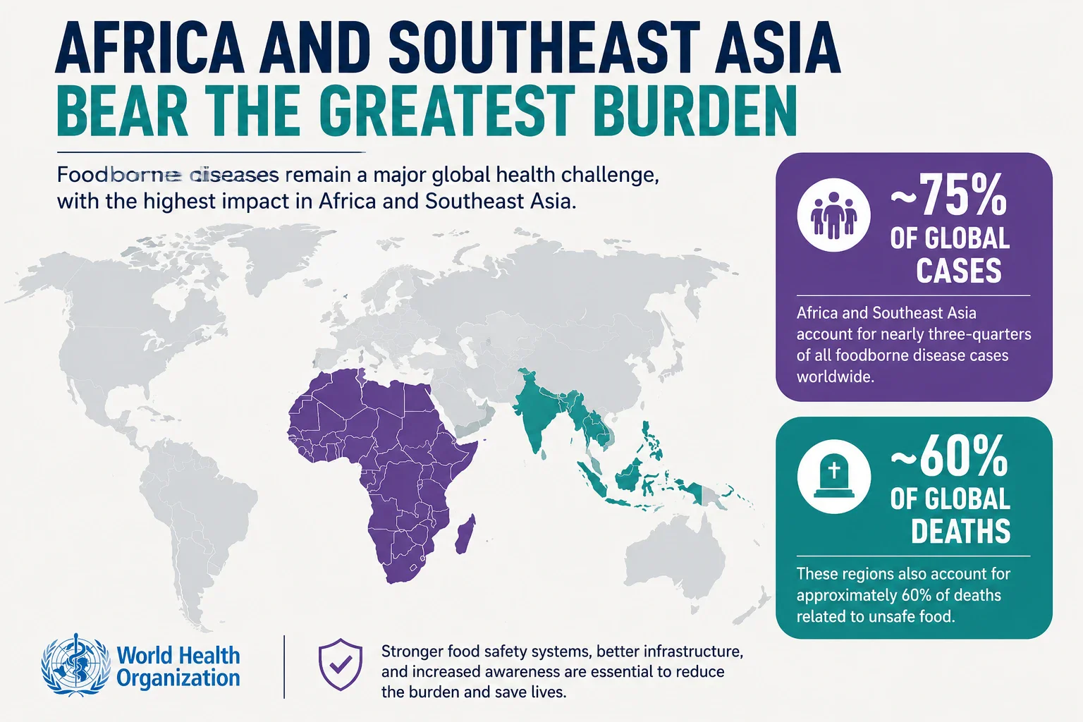 image about WHO Warns Contaminated Food Causes 1.5 Million Deaths Annually, with Children Most at Risk