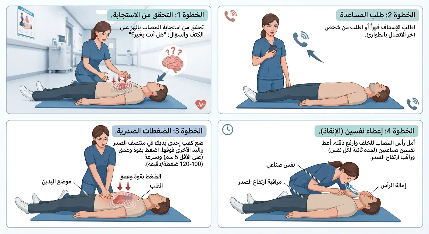 image about الإسعافات الأولية للحالات التي تهدد الحياة: كيف تنقذ مصاباً في اللحظات الحرجة؟