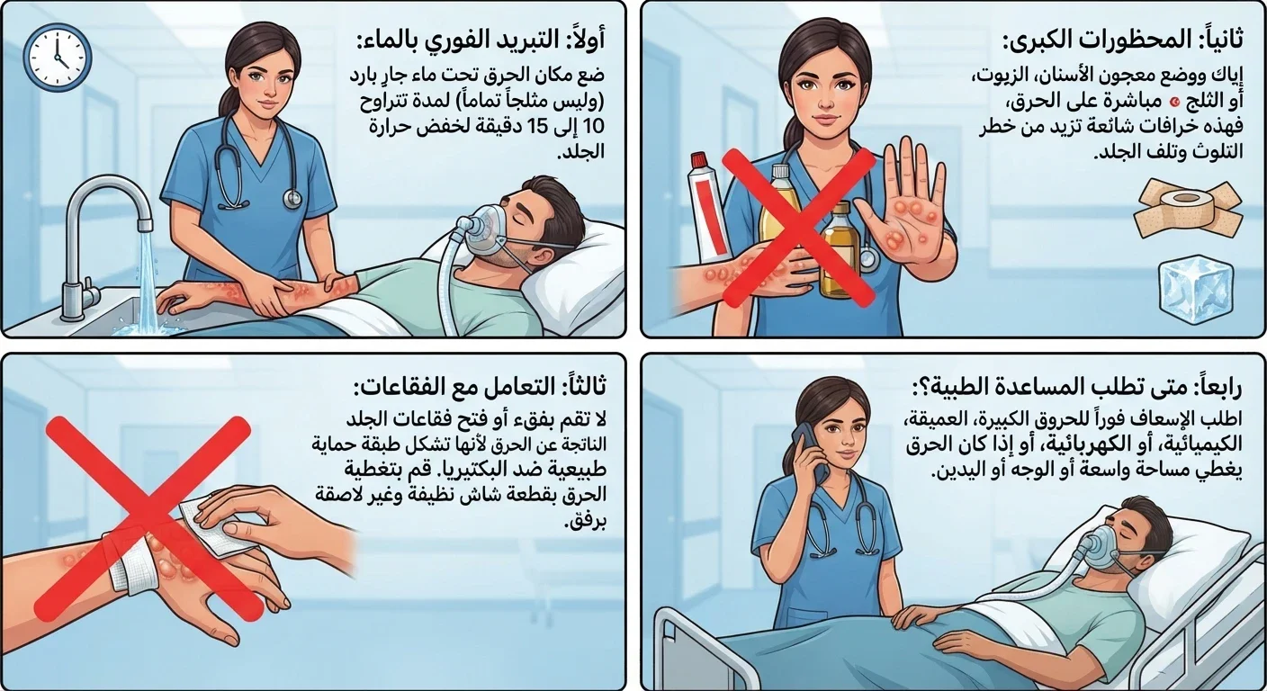image about الإسعافات الأولية للإصابات الجسدية والصدمات: كيف تتعامل مع الكسور والحروق والجروح باحترافية؟