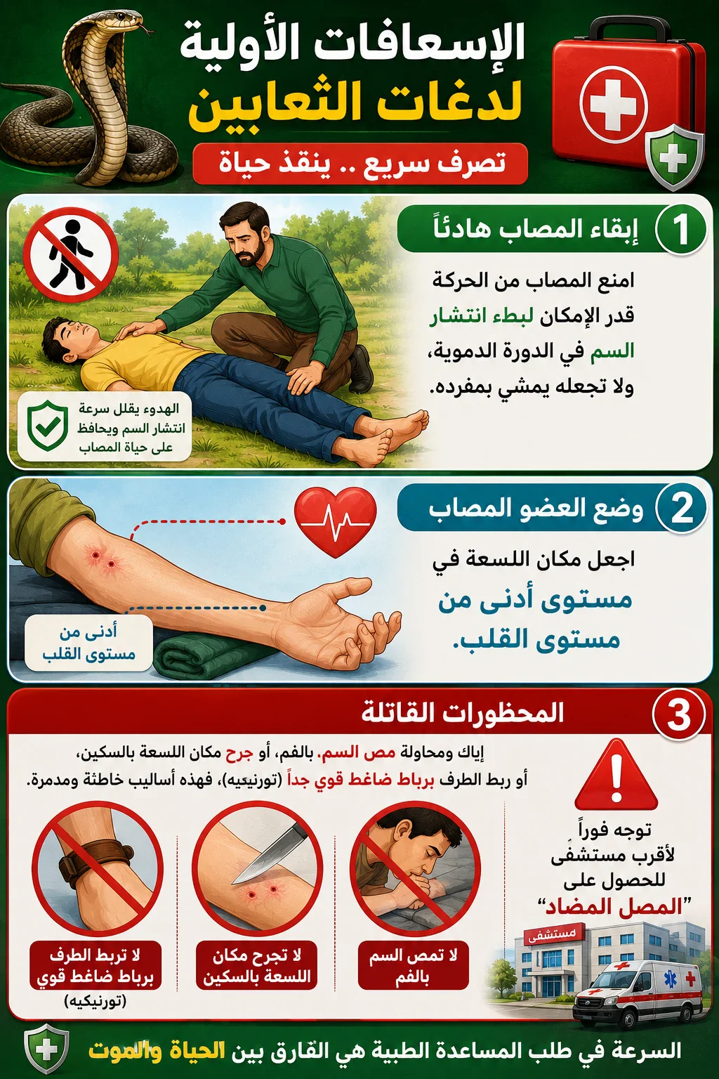 image about الإسعافات الأولية للتسمم ولسعات الحشرات: كيف تتصرف في أخطر المواقف المنزلية؟