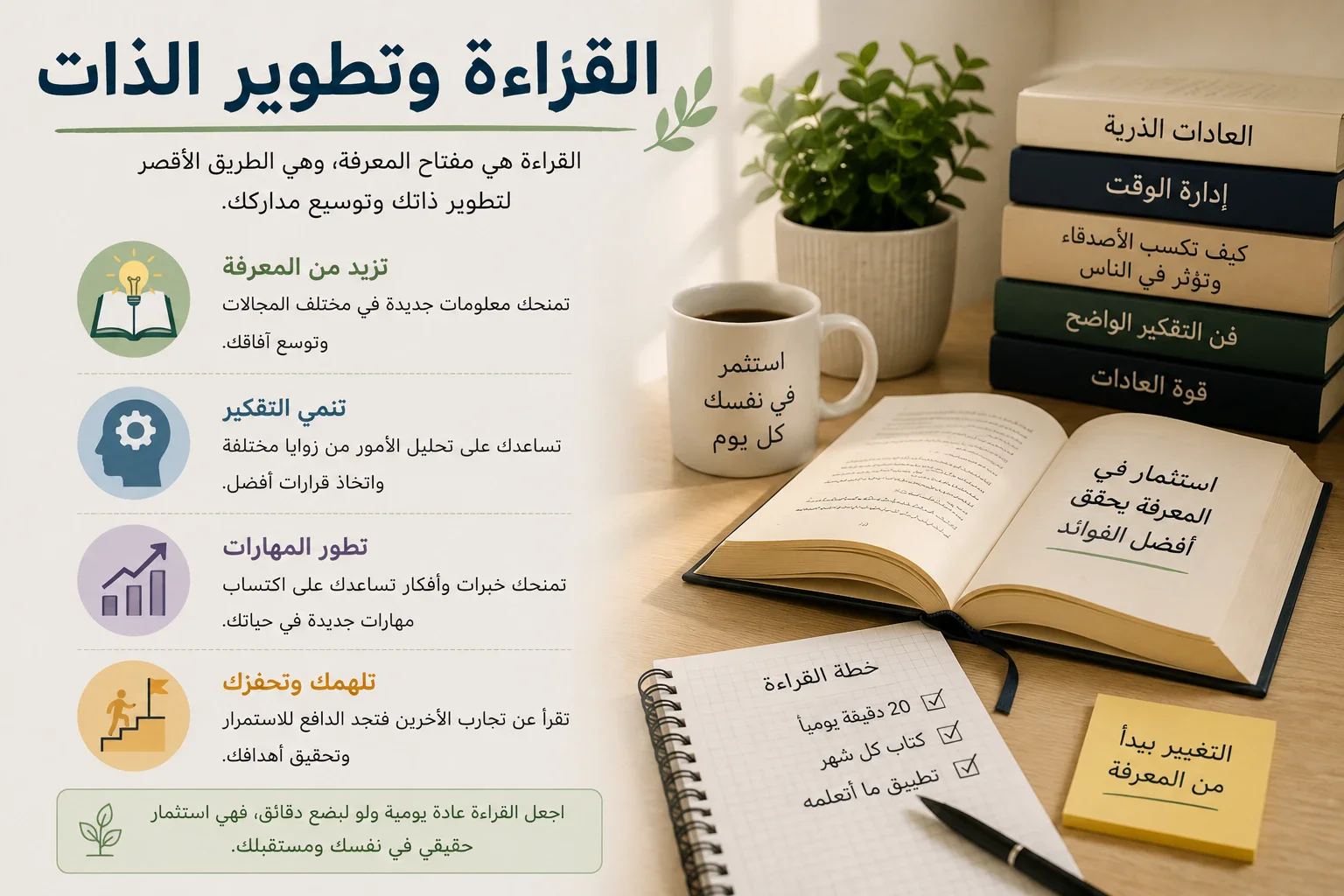 image about  كيف تغير العادات اليومية الصغيرة حياتك إلى الأفضل؟