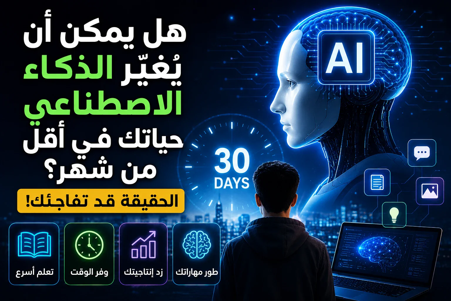 image about هل يمكن أن يغيّر الذكاء الاصطناعي حياتك في أقل من شهر؟ الحقيقة قد تفاجئك
