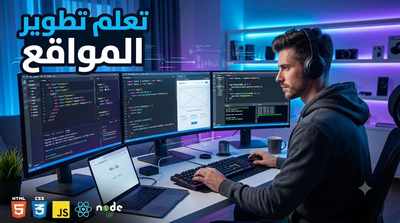 image about تطوير المواقع (Web Development): دليلك الشامل لاحتراف بناء مواقع الويب الحديثة