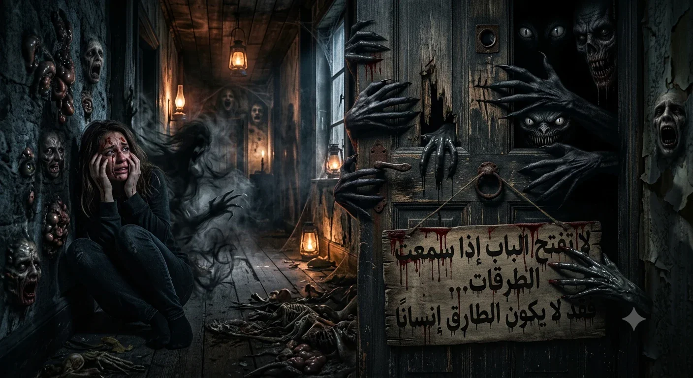 image about لا تفتح الباب إذا سمعت الطرقات... فقد لا يكون الطارق إنسانًا