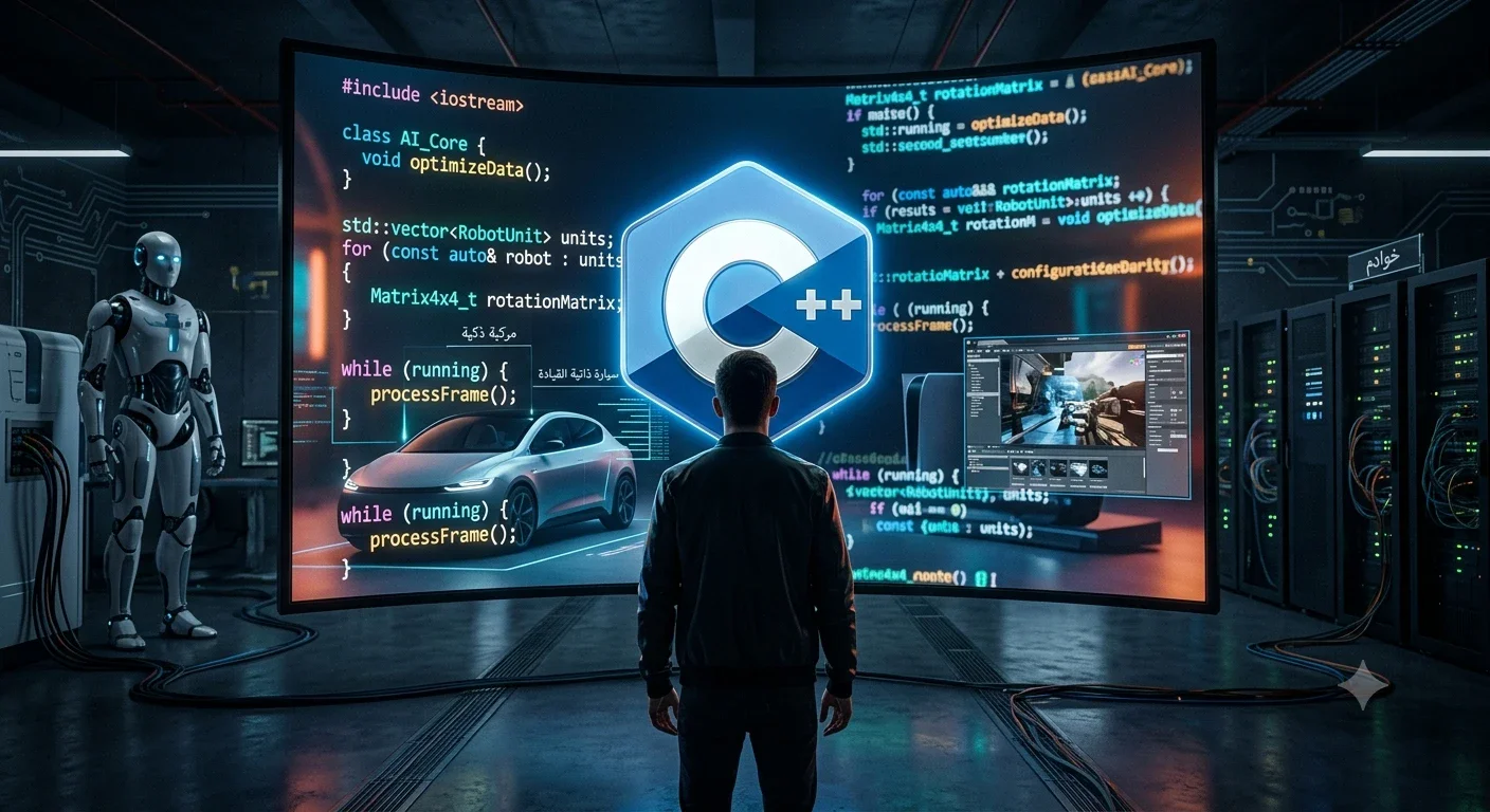 image about 💙 C++... اللغة التي صنعت أقوى البرامج والألعاب في العالم، فهل أنت مستعد لإتقانها؟