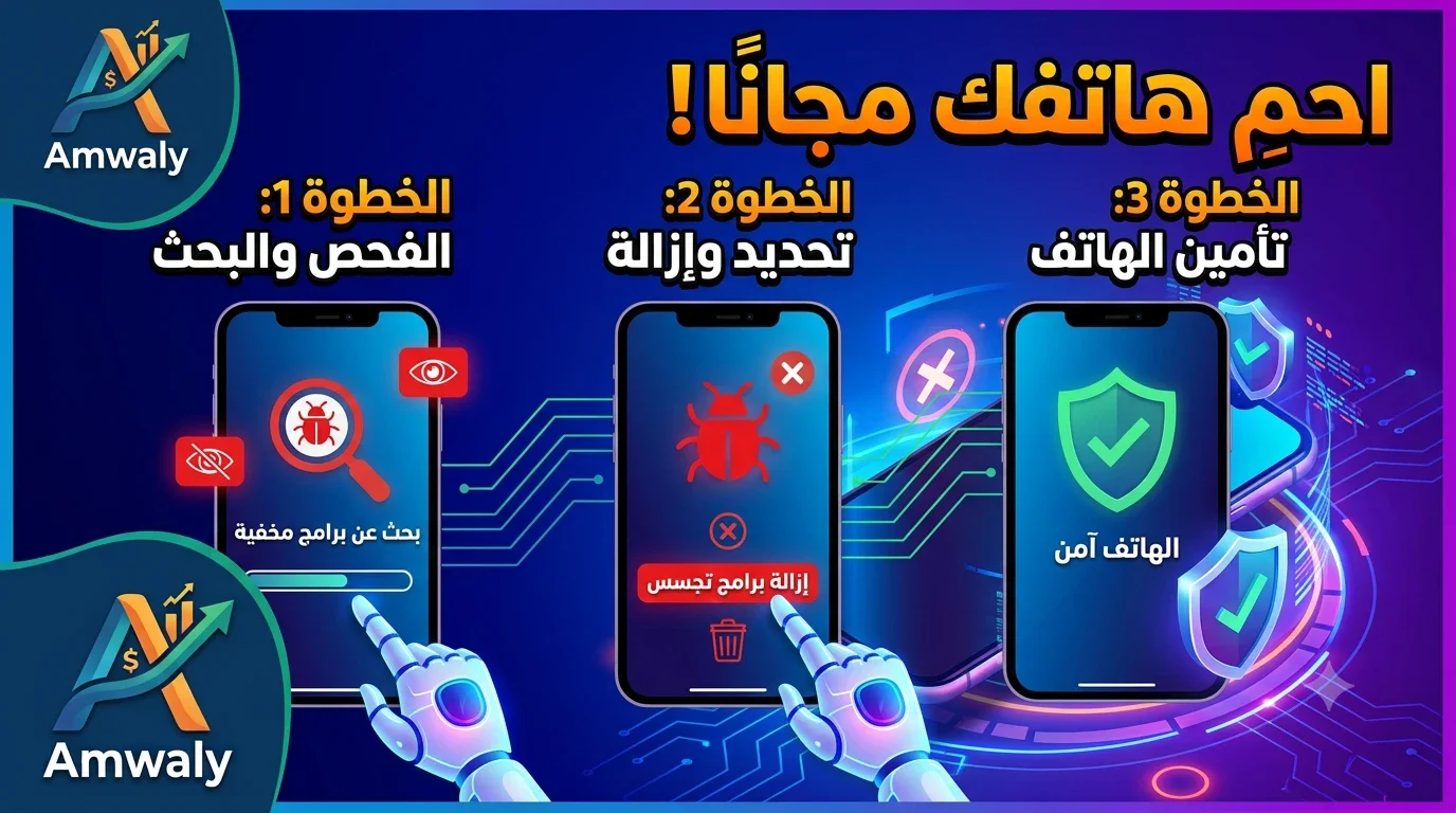image about كيف تكتشف وتحذف برامج التجسس المخفية في هاتفك مجانًا وبخطوات بسيطة؟
