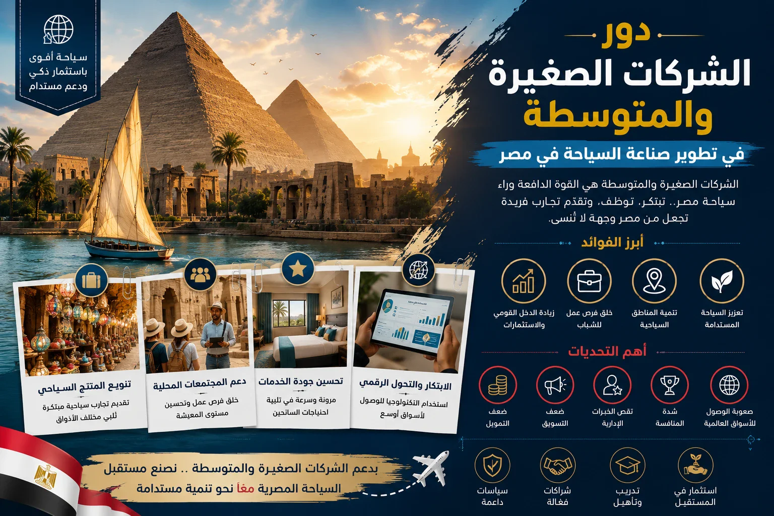 image about دور الشركات الصغيرة والمتوسطة في تطوير صناعة السياحة في مصر