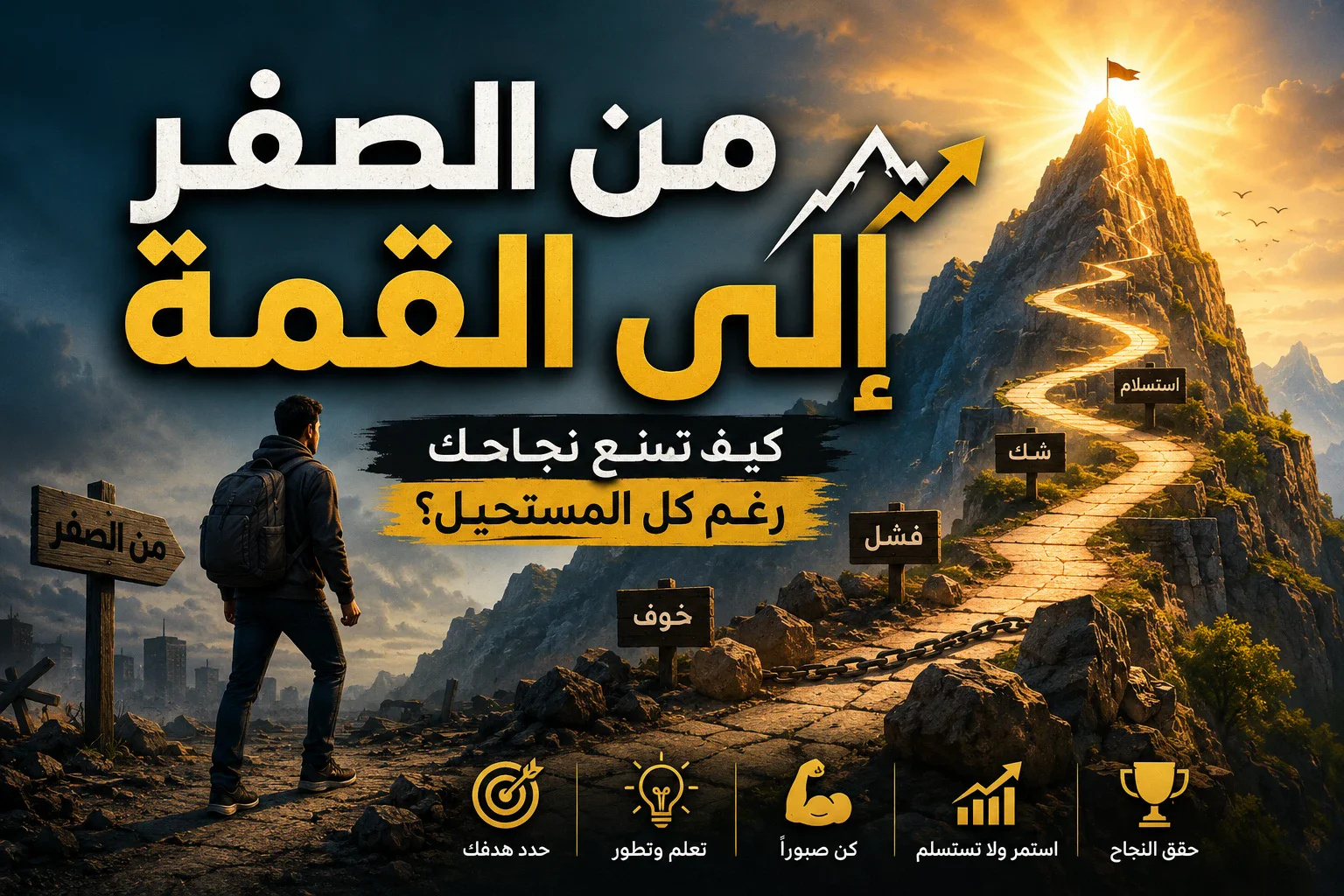 image about من الصفر إلى القمة: كيف تصنع نجاحك رغم كل المستحيل؟