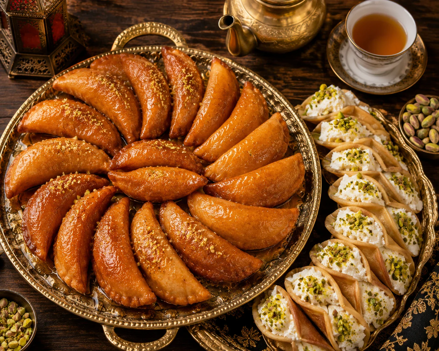 image about طريقة عمل القطايف الشرقية: أسرار العجينة الهشة والحشوة المقرمشة